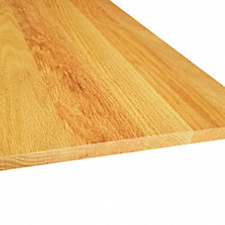 Prefinished Red Oak Solid Hardwood 5/8 in thick x 11.5 in wide x 36 in Length Retro Fit Tread